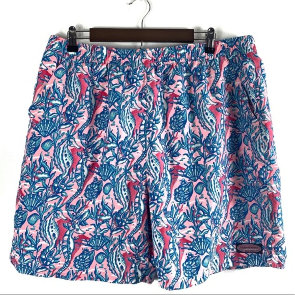 Vineyard Vines Seahorse Swim Trunks Sz XL